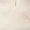 T-shirt ajust&eacute; col v manches coude creme femme