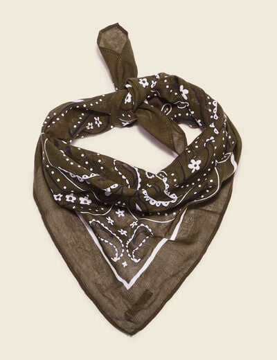 Bandana taupe homme