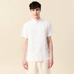 Chemise manches courtes blanc homme