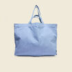 Sac cabas en coton bleu gris homme