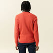 Pull éco-responsable orange homme