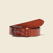 Ceinture en cuir marron homme