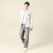 Jeans large relaxed denim gris homme
