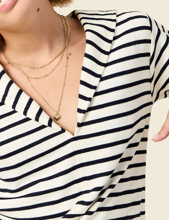 Collier couleur or femme