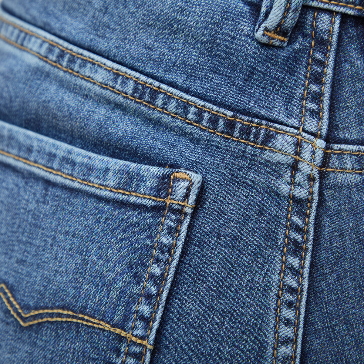 Jeans bootcut taille haute denim stone femme