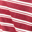 T-shirt droit manches longues en coton bordeaux femme