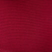 D&eacute;bardeur droit court col rond bretelles bordeaux femme