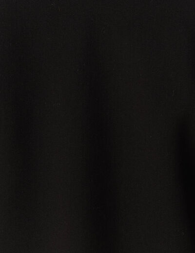 Veste courte éco-responsable noir femme