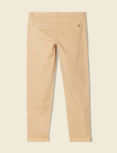 Pantalon chino Instinct beige femme