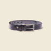 Ceinture en cuir noir homme