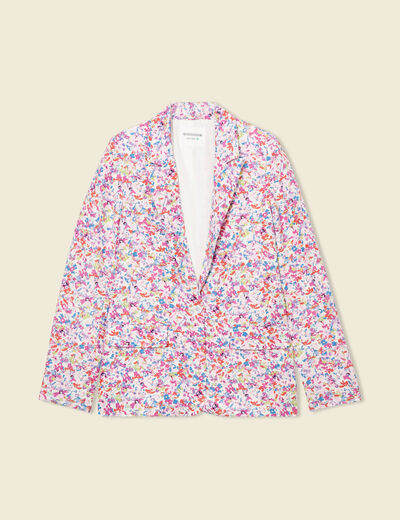 Veste blazer éco-responsable rose femme