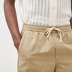 Pantalon coupe straight vert olive homme