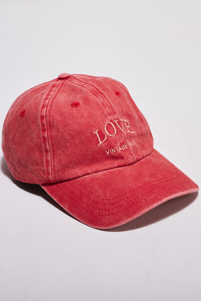 Casquette orange femme