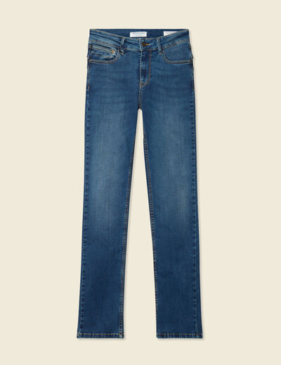 Jeans Demi - regular taille haute denim stone femme