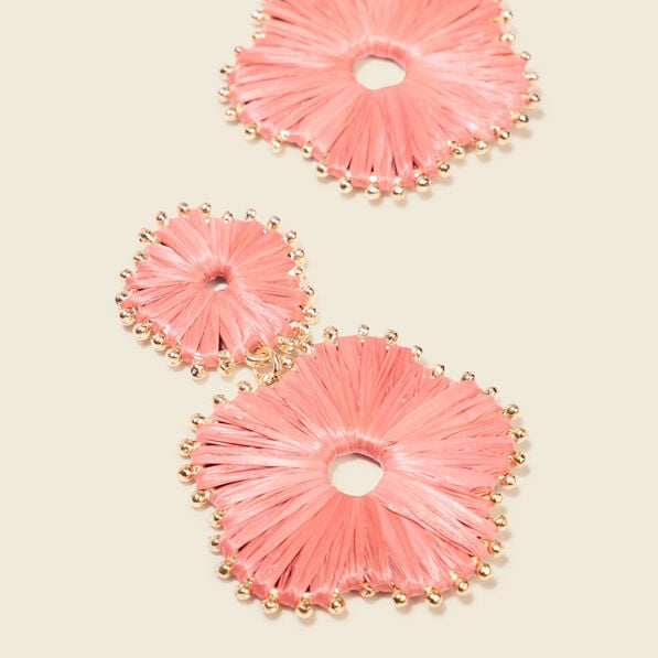 boucles doreilles pendantes vieux rose femme Boucles d'oreilles pendantes vieux rose femme