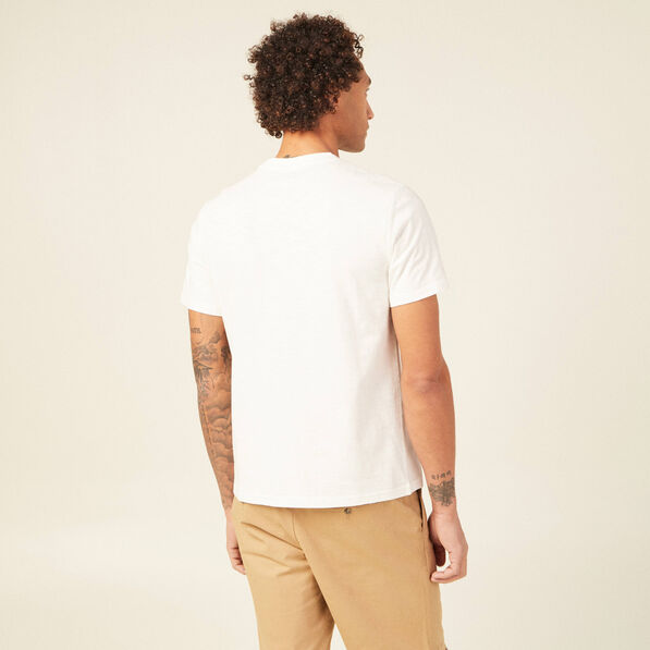 T-shirt éco-responsable ecru homme
