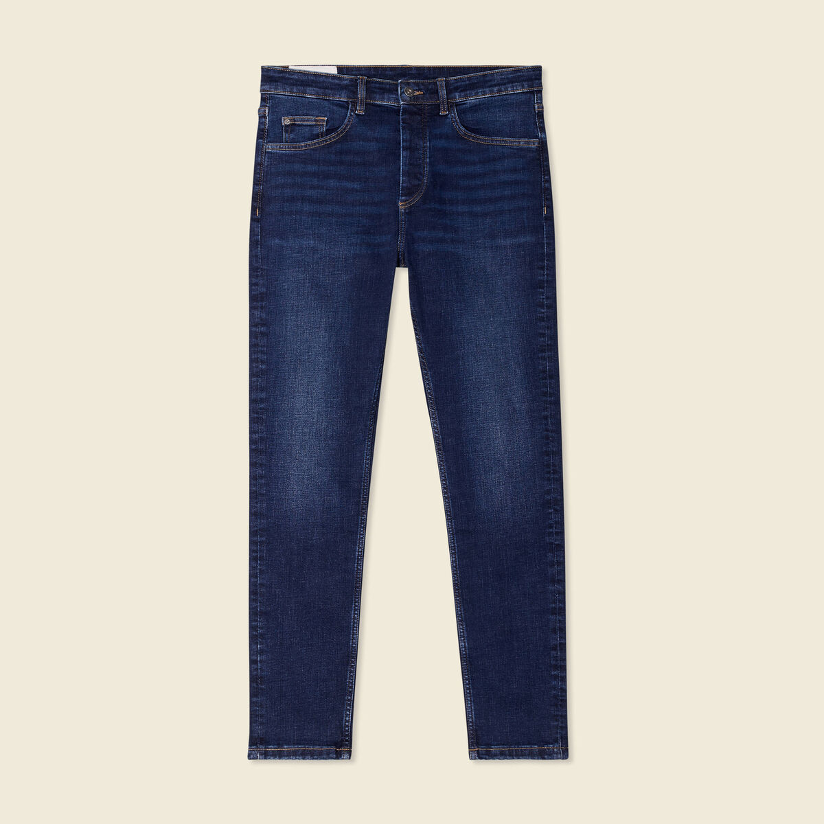 Jeans skinny tapered denim brut homme