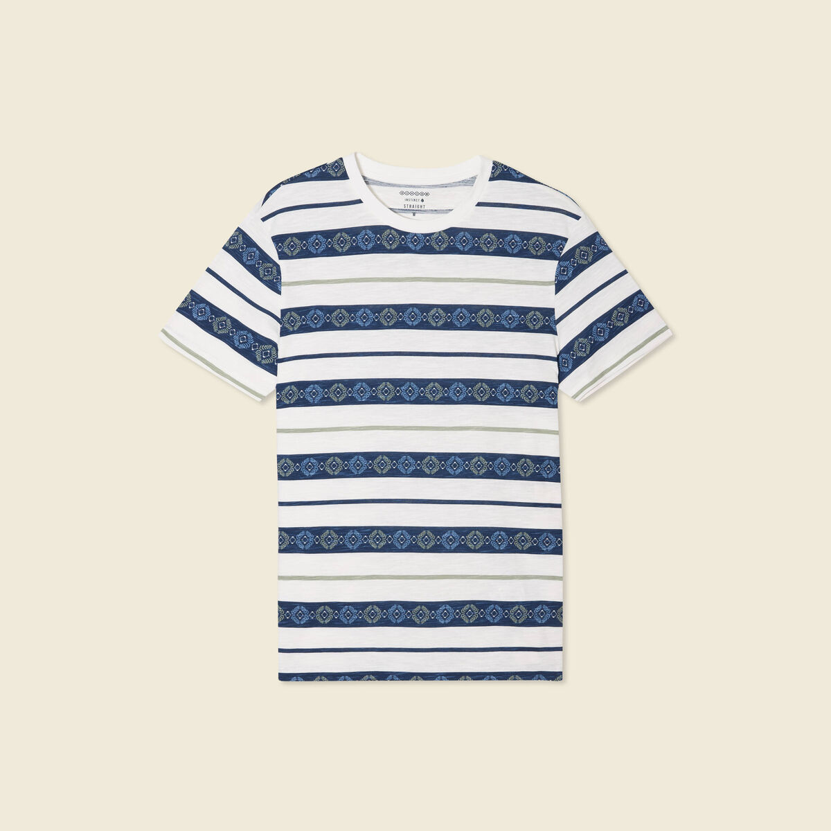 T-shirt manches courtes bleu marine homme