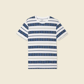 T-shirt manches courtes bleu marine homme
