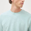 T-shirt manches courtes bleu gris homme