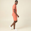 Polo manches courtes rose homme