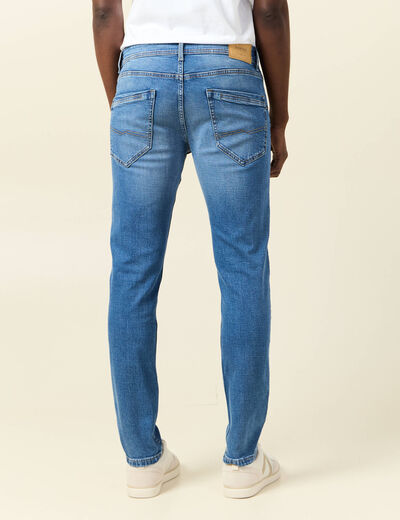 Jeans slim longueur 32 denim stone homme