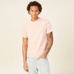 T-shirt éco-responsable rose clair homme