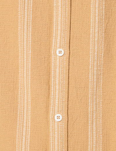 Chemise éco-responsable camel homme