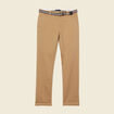 Pantalon chino straight vert kaki homme