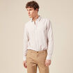 Chemise manches longues blanc homme