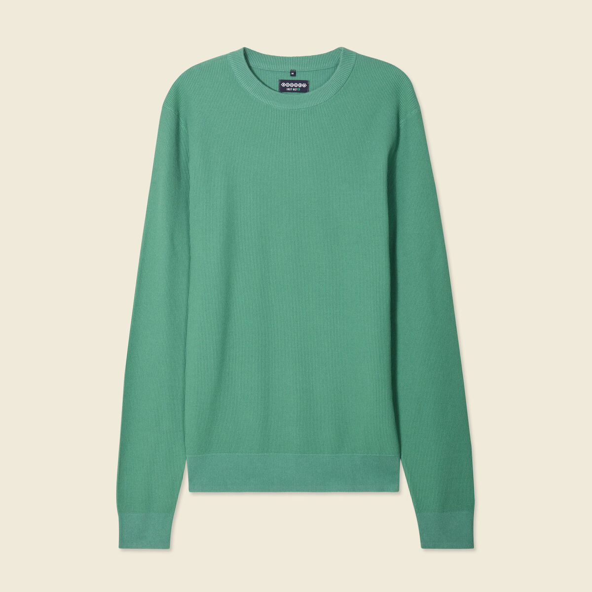 Pull éco-responsable vert homme