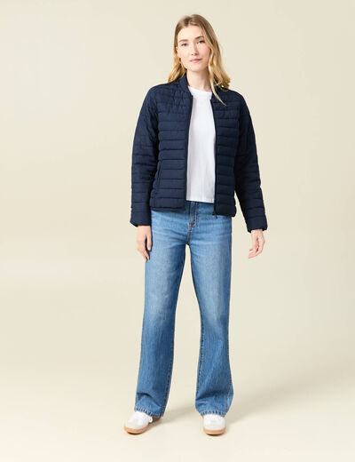 Doudoune éco-responsable bleu marine femme