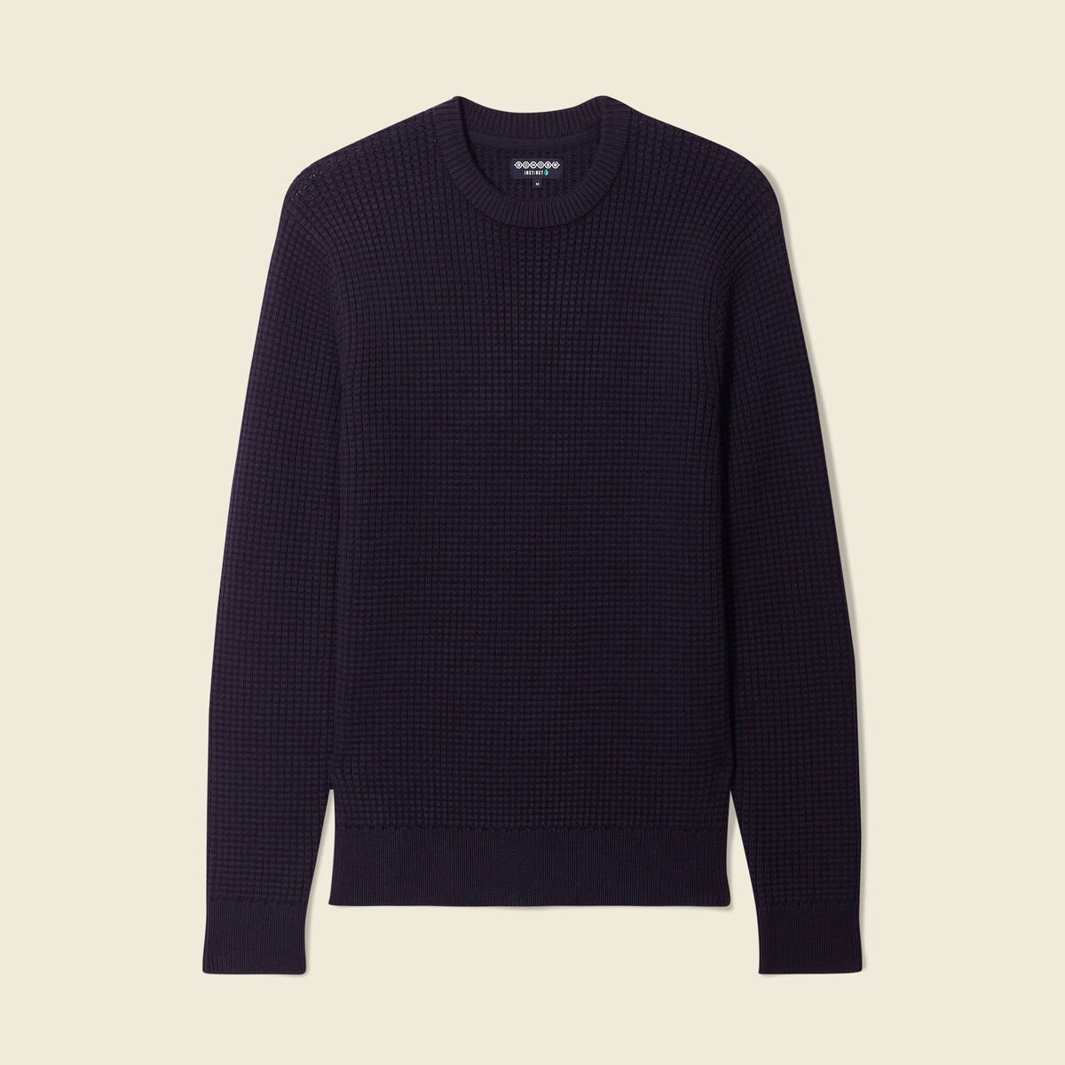 Pull éco-responsable bleu foncé homme