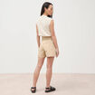 Short taille standard marron clair femme