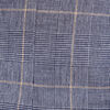 Veste droite boutonnee bleu marine homme