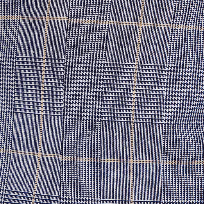 Veste droite boutonnée bleu marine homme