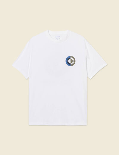 T-shirt éco-responsable ecru homme