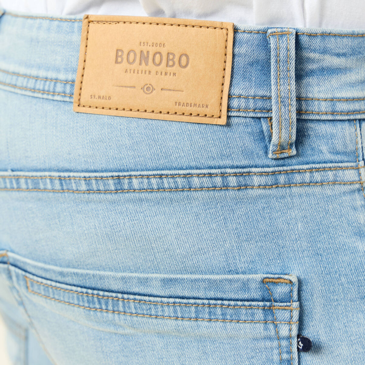 Jeans slim longueur 32 denim used homme