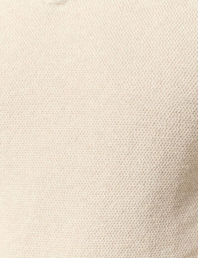 Pull manches longues sable homme