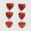 Boucles d'oreilles camel femme