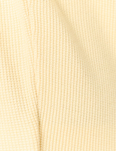 Pull éco-responsable jaune homme