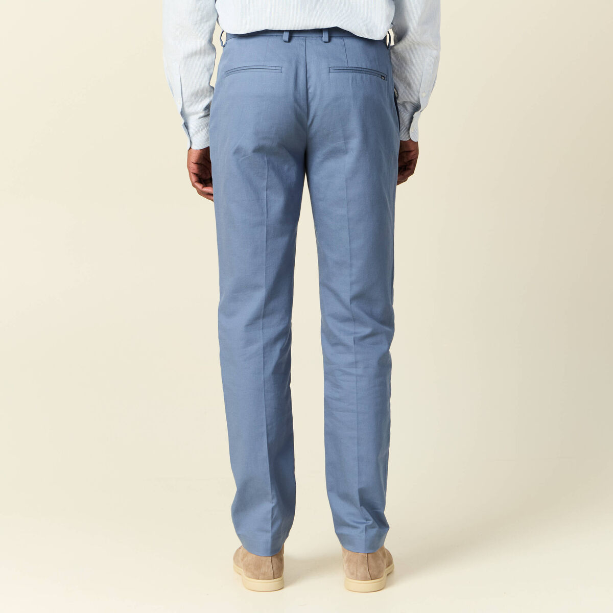 Pantalon chino bleu foncé homme