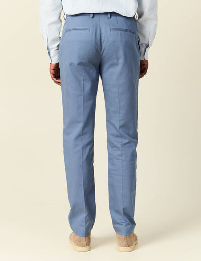 Pantalon chino bleu foncé homme