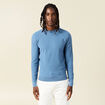 Pull fin col rond manches longues bleu gris homme