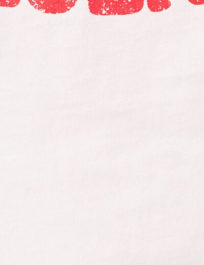T-shirt éco-responsable blanc femme
