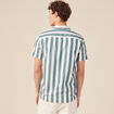 Chemise éco-responsable vert foncé homme