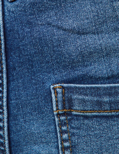 Jeans large taille haute denim stone femme