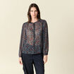 Chemise manches longues noir femme