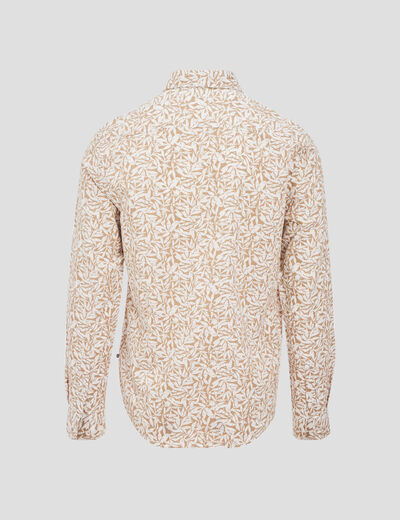 Chemise manches longues multicolore homme
