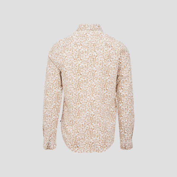 Chemise manches longues multicolore homme